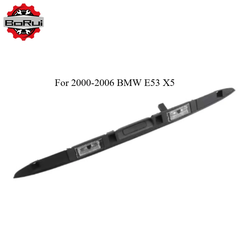

OEM 51137170676 Car Accessories Exterior Parts Trunk Lid Tailgate Grip Handle Black With LED Light For 2000-2006 BMW E53 X5