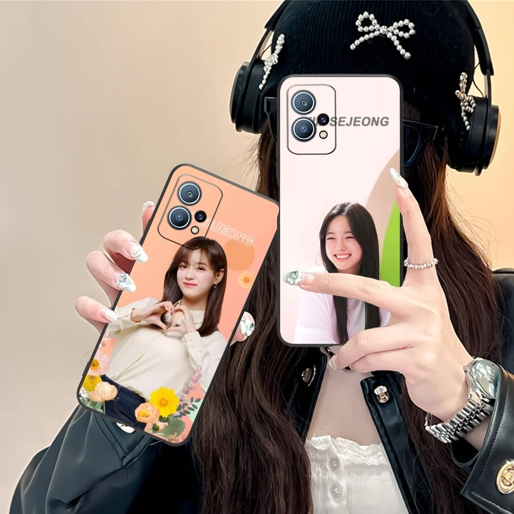 KPOP Kim SeJeong Mobile Cell Phone Case for Huawei P60 P50 P40 P30 P20 P10 P9 P8 Pro Lite Plus Black Soft Phone Cover Shell