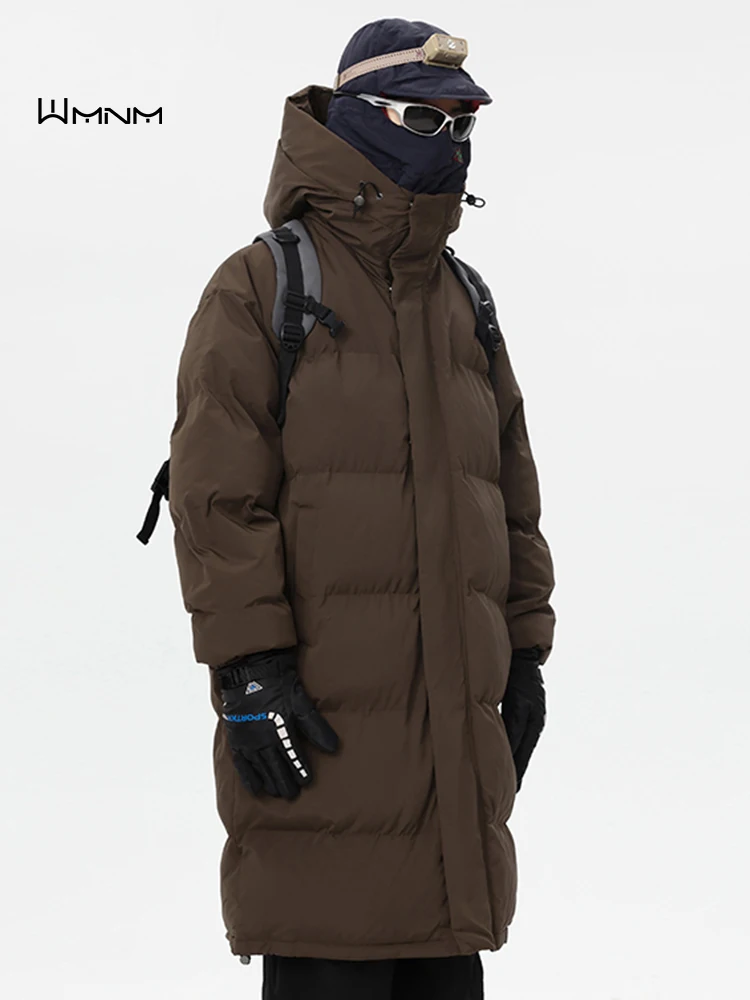 

Мужское зимнее пальто Cleanfit с капюшоном, хлопковое, теплое, до колен, ветрозащитное, с наполнителем из полиэфирного волокна, прямой подол