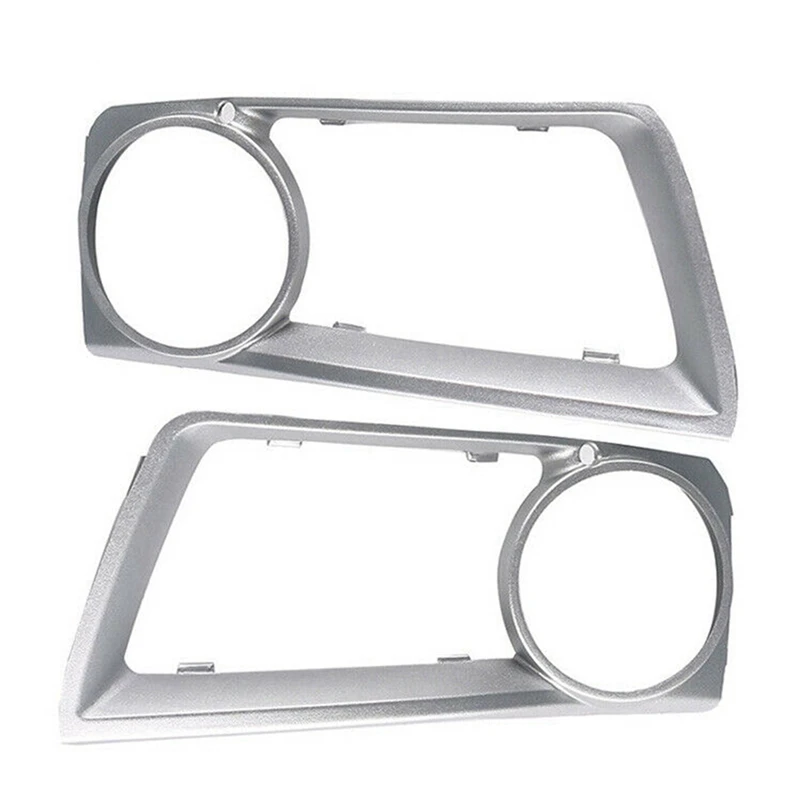 51117312595 51117312596 1Pair LH+RH Bumper Fog Light Grill Cover Trim Replacement Parts For BMW E71 X6 2012 2013 2014