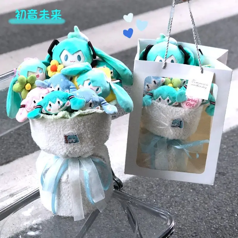 Hatsune Miku High-value Creative Personality Bouquet Doll Cartoon Cute Birthday Graduation Valentine's Day Gift for Girlfriend - view 5