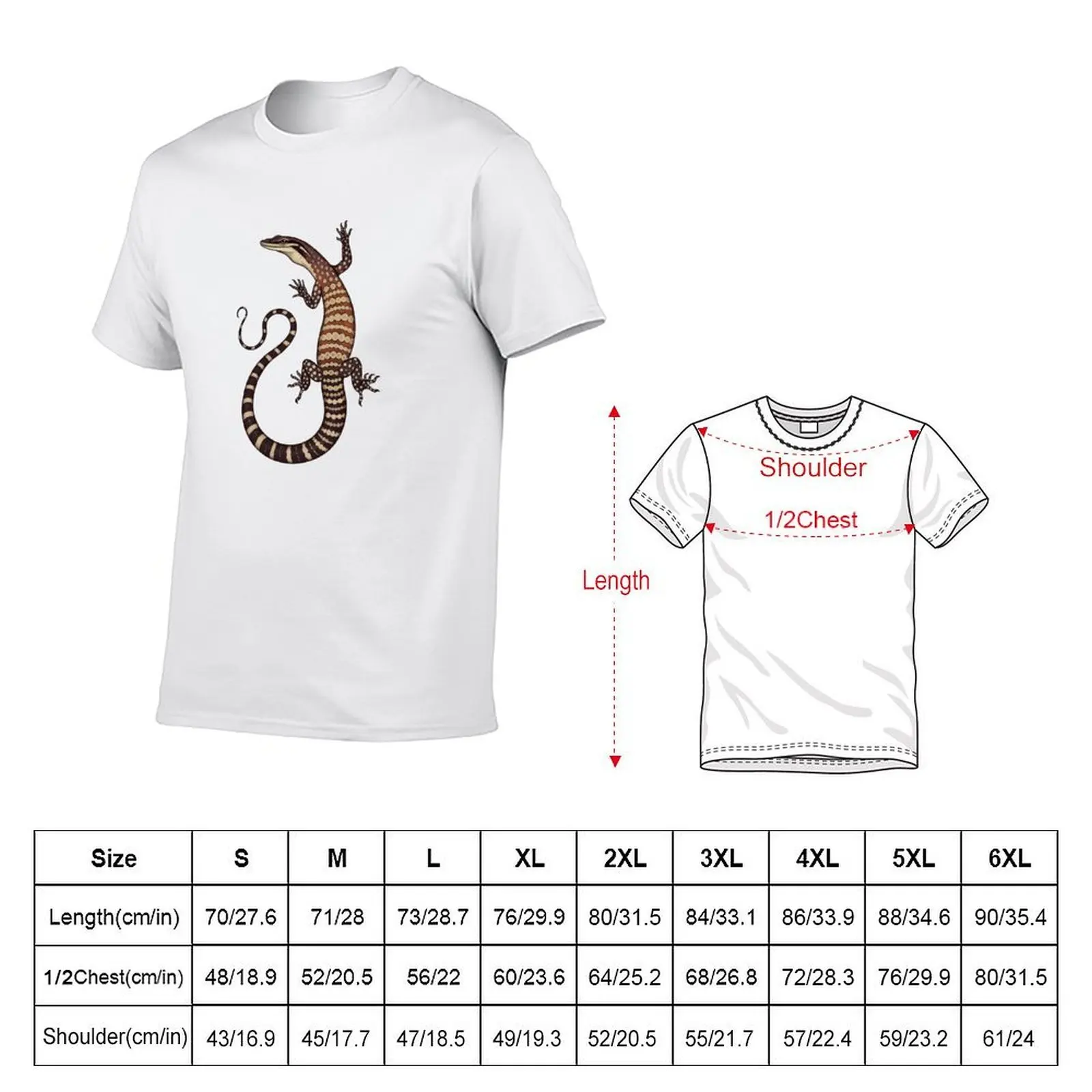 Kimberley Rock Monitor T-Shirt basketball graphic tees valentines clothes plain black t shirts men