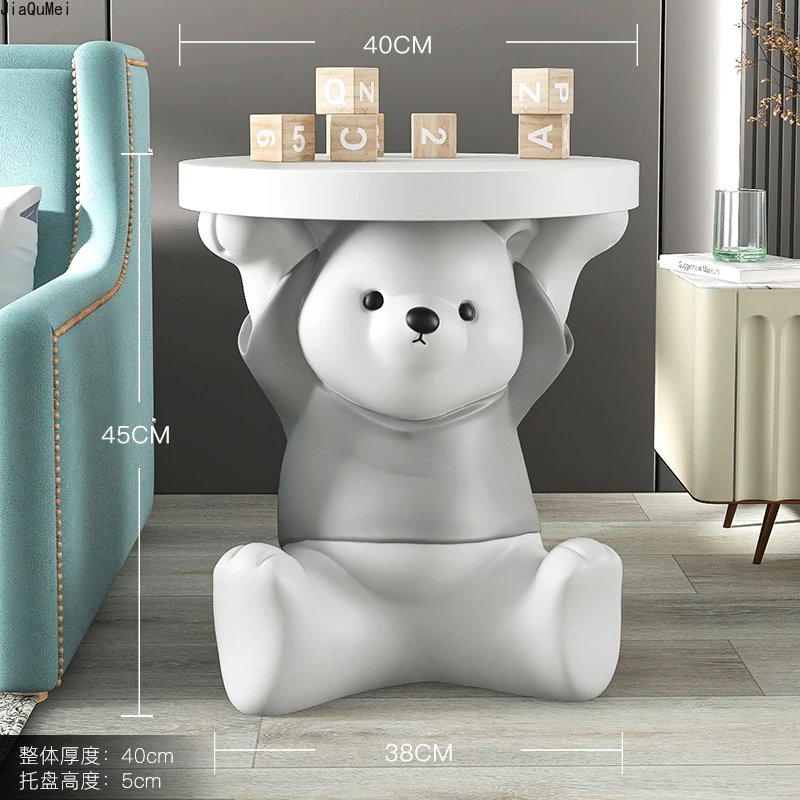 Nordic Vibrant Bear Statue, Tea Table, Home Furnishing, Living Room Decoration, Interior Decoration, Room Decoration, Crafts