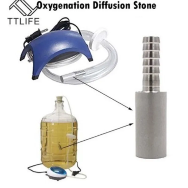 Pietra di ossigeno per l'aerazione della diffusione 0,5 micron e 2 micron Aerazione della carbonazione della birra per strumenti per bar del vino della birra fai-da-te