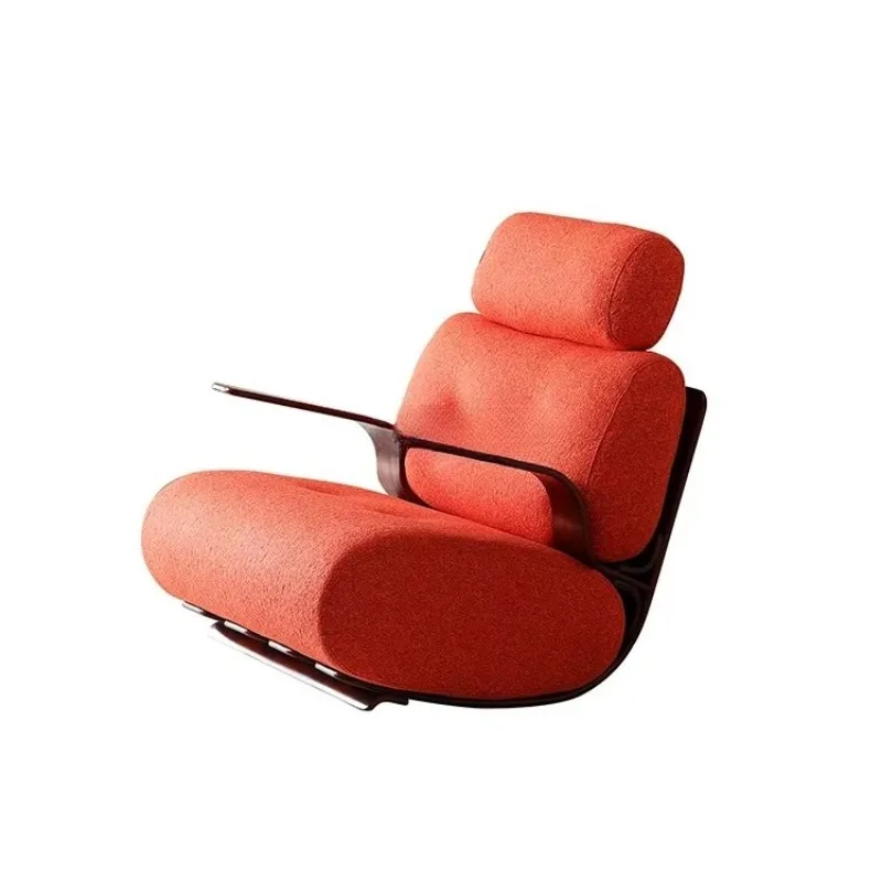 Furniture Comfortable Recliner with Black Walnut Veneer Frame Cute Style Bedroom Home Office Accessories