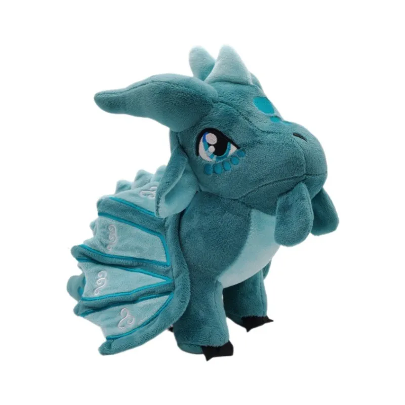 Ali di fuoco peluche drago morbido peluche carino blu Navy compagno regalo speciale per bambini ragazzi e ragazze o decorazioni per la stanza