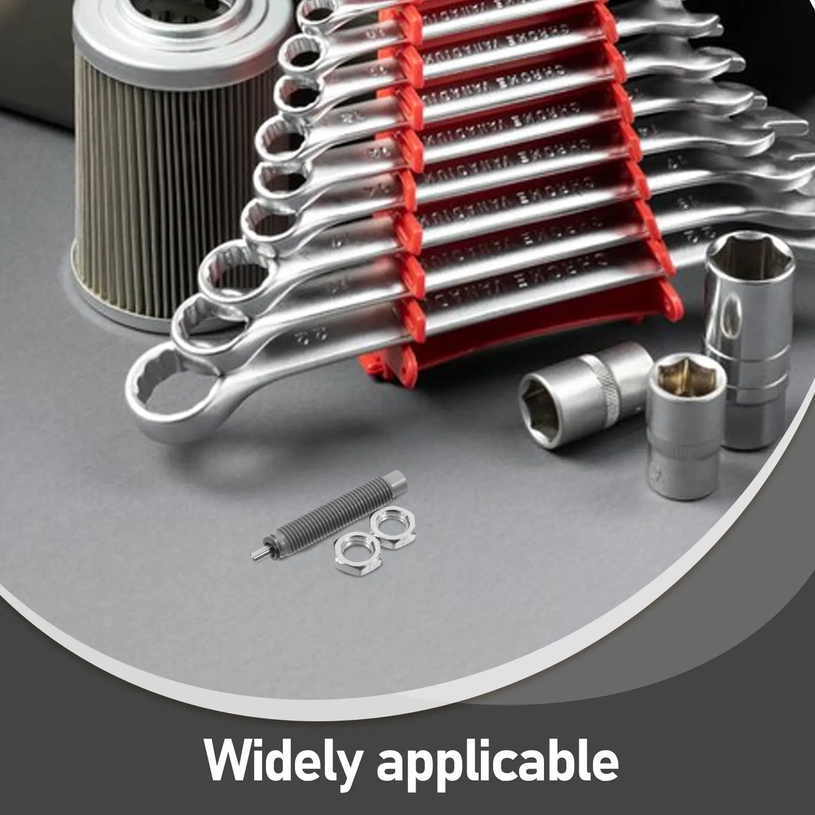 Oil Damper Hydraulic Buffer for Air Cylinder Sturdy Reliable Hydraulic Damper Replacement Part for Shock Absorption Machinery