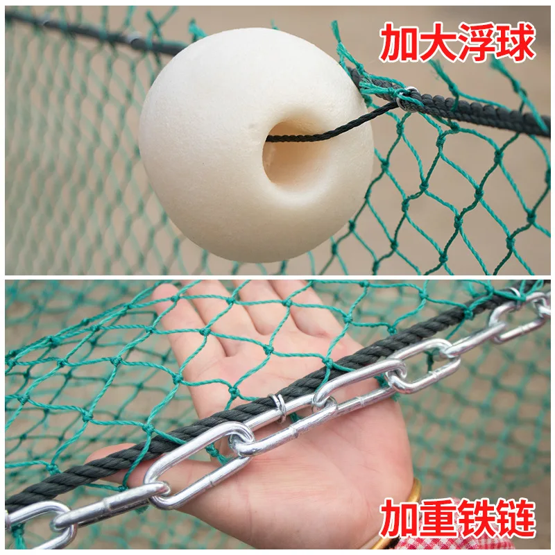 Pull the net and trawl the brand-new clinker fishing net, reservoir partition net, fish pond and fishing net.