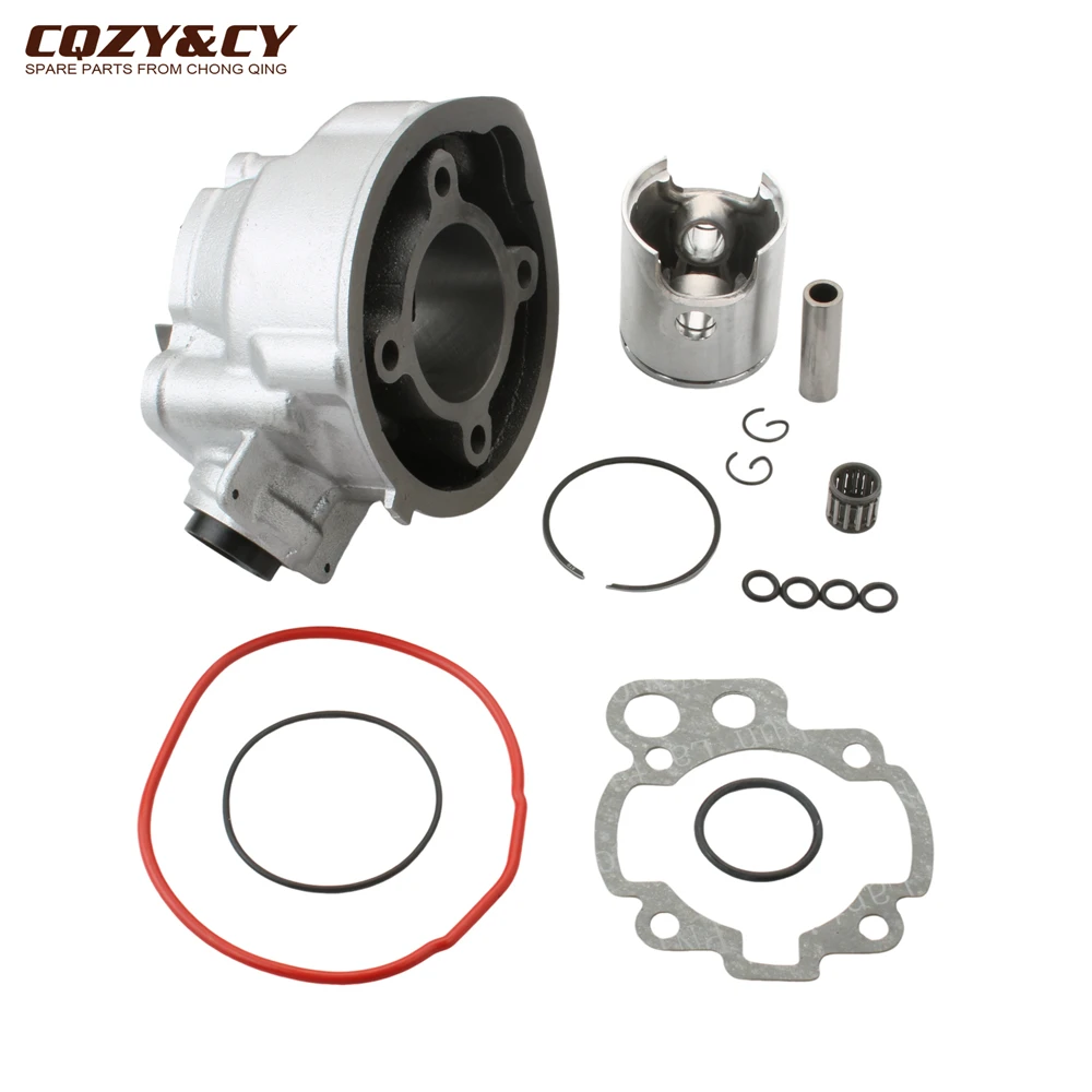 Motorcycle 49mm 90cc Big Bore Cylinder Kit For Yamaha DT50 TZR 50 AM6 Minarelli 2 Stroke Engine Parts