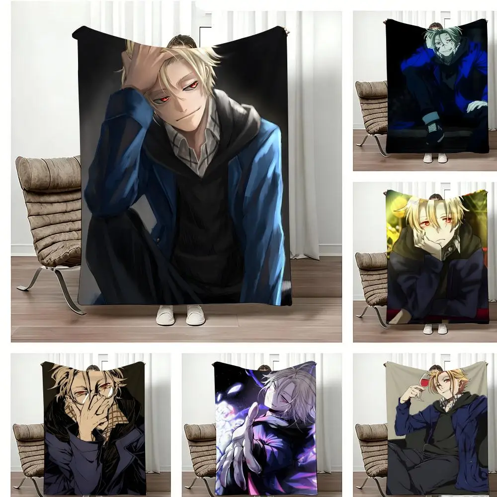 Animation B-Blood Blockade BattlefrontS Throw Lightweight 240g Flannel Blanket Soft Skin-friendly for Summer Cooling