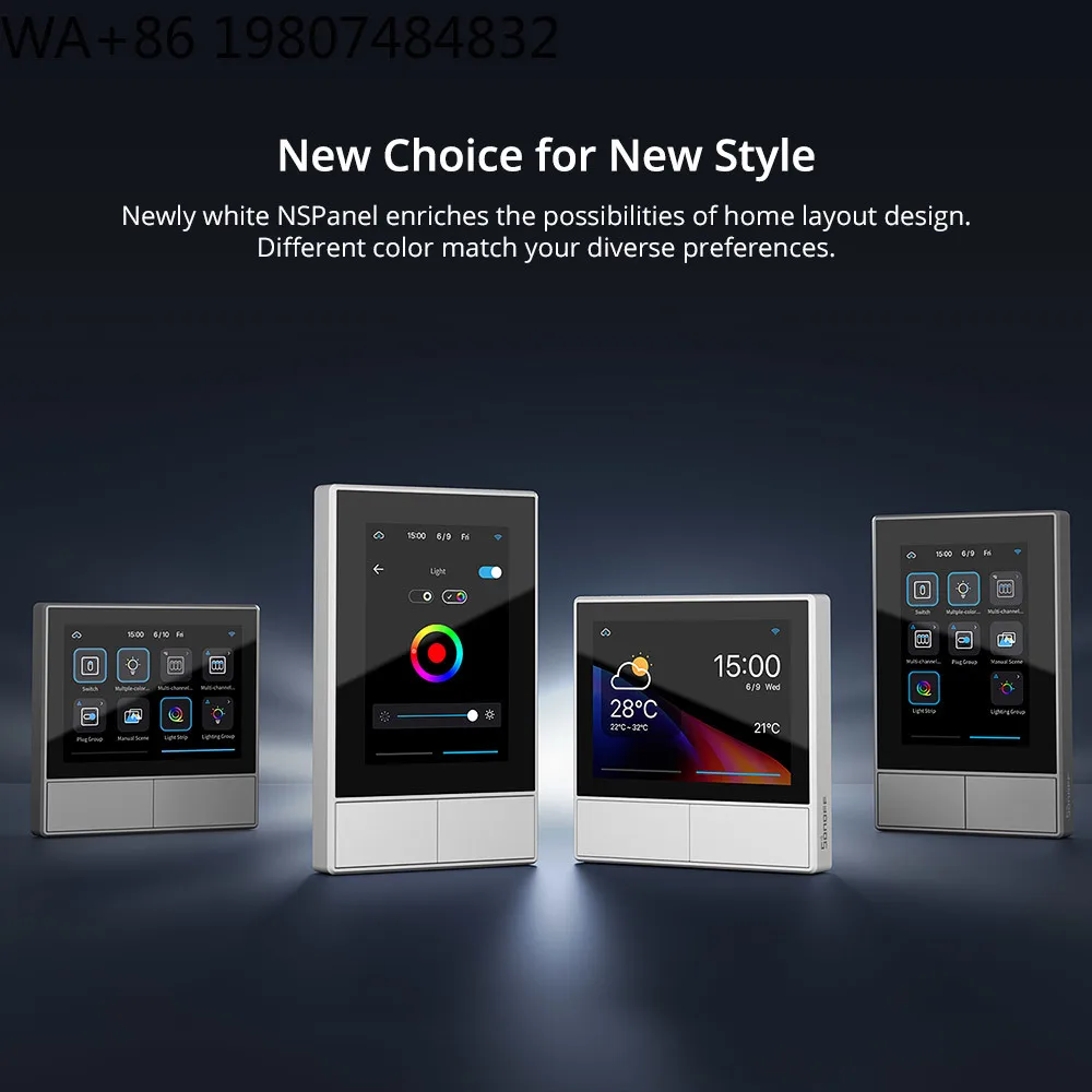 EU US All-in-One Smart Scene Wall Switch WiFi Thermostat Alexa Google Home Zigbee Home Automation Panel