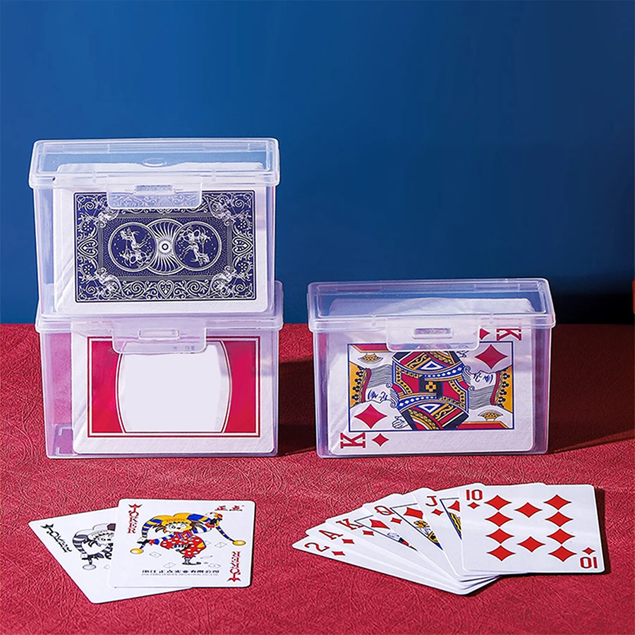 1 set, 2pcs/4pcs/6pcs multi-purpose storage box, suitable for poker cards or jewelry storage, size: 3.93*2.56*1.57 inches