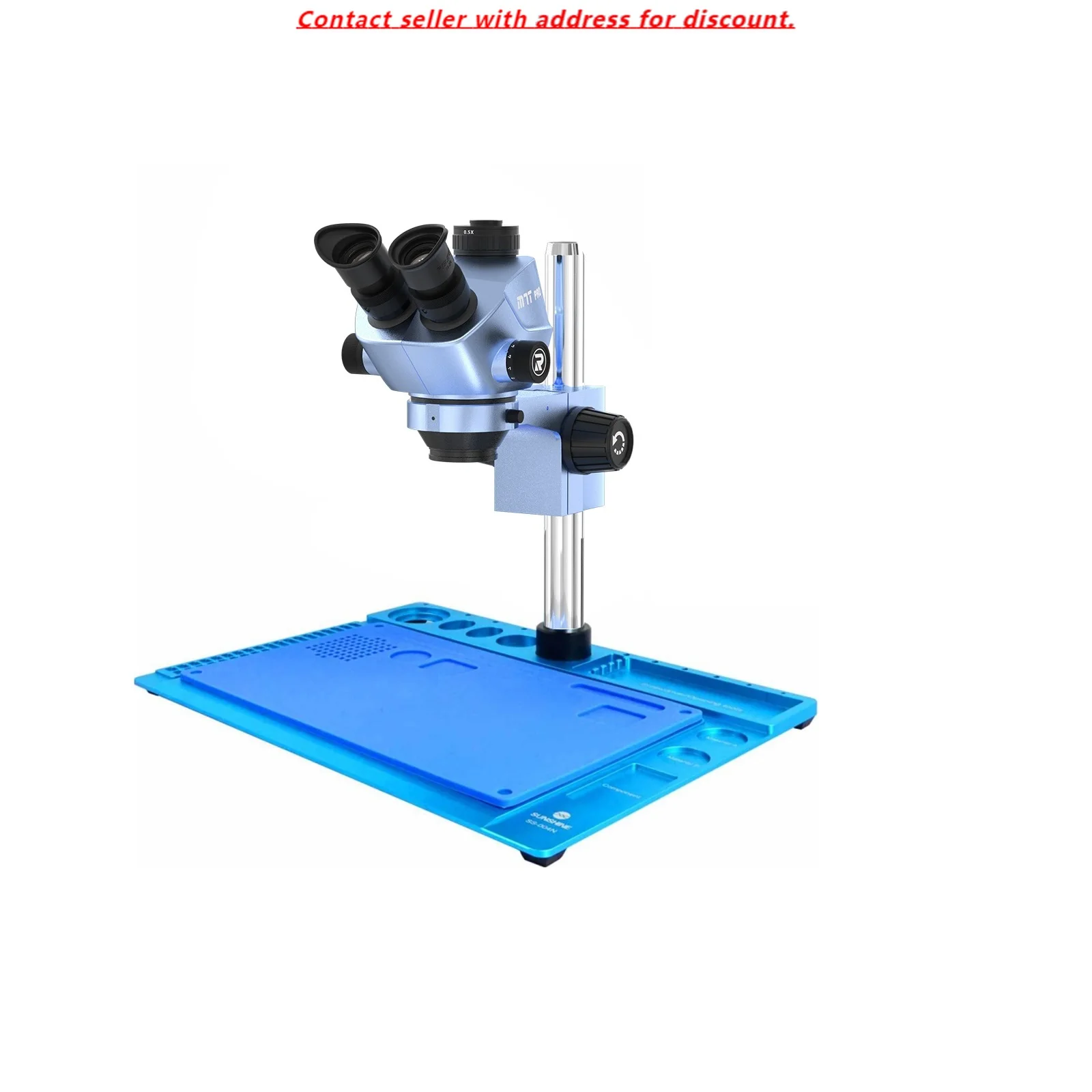 

RELIFE RL-M7T Pro-004N Trinocular HD Stereo Microscope For Mobile Phone Jewelry Repair PCB Welding Microscope Tool
