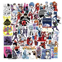 10/50Pcs Japan Anime Stickers Evangelion Decal Laptop Suitcase Luggage Skateboard Graffiti Phone Manga Stickers Kids Toy Gift