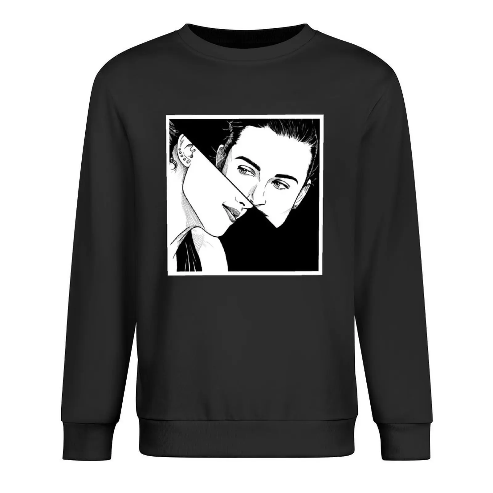 

Katie McGrath Dates Pullover men's clothing graphic t shirts men tracksuits men's clothes sweatshirt