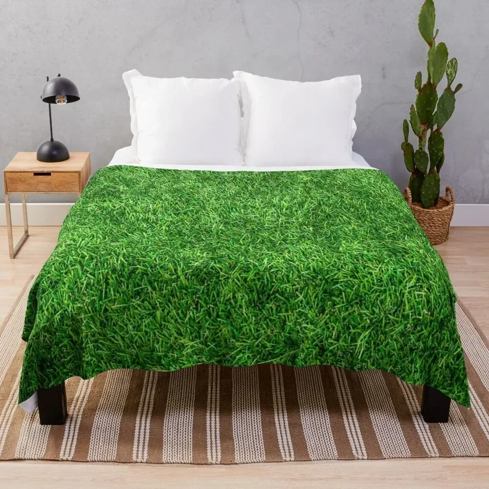 

Grass Throw Blanket Modern Design Soft Blanket for Home Decor