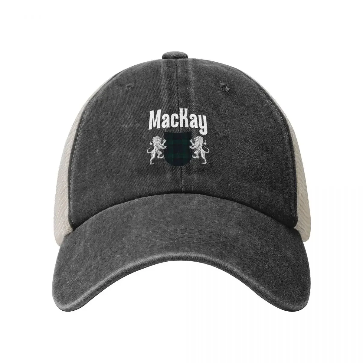 MacKay Clan Scottish Name Coat Of Arms Tartan Baseball Cap tea Hat Golf Hat Woman Men's