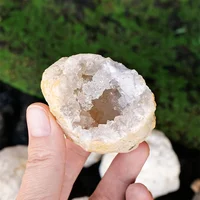 Natural Unopened Agate Geode Raw Crystals Mineral Energy Healing Rough Stones Crystal Cluster Cave Collection Specimen Gift 6