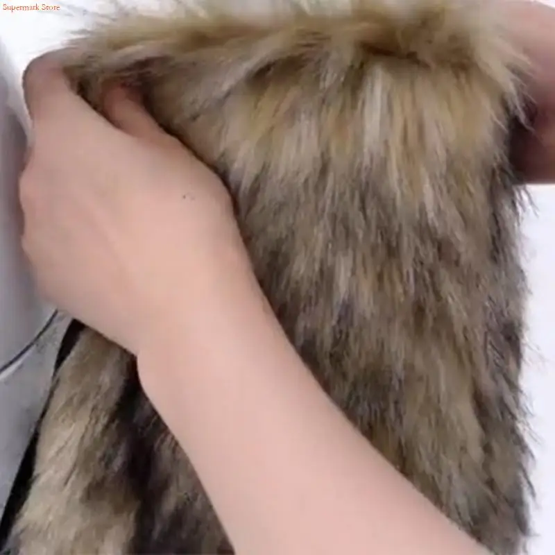 Q5we peles artificiais manga braço para homens roupas halloween mangas ombro destacáveis ​​performances teatro