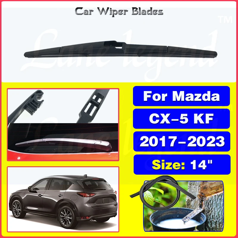 

Car Wiper 14" Rear Wiper Blade For Mazda CX-5 CX5 KF 2017 2018 2019 2020 2021 2022 2023 Windshield Windscreen Rear Window