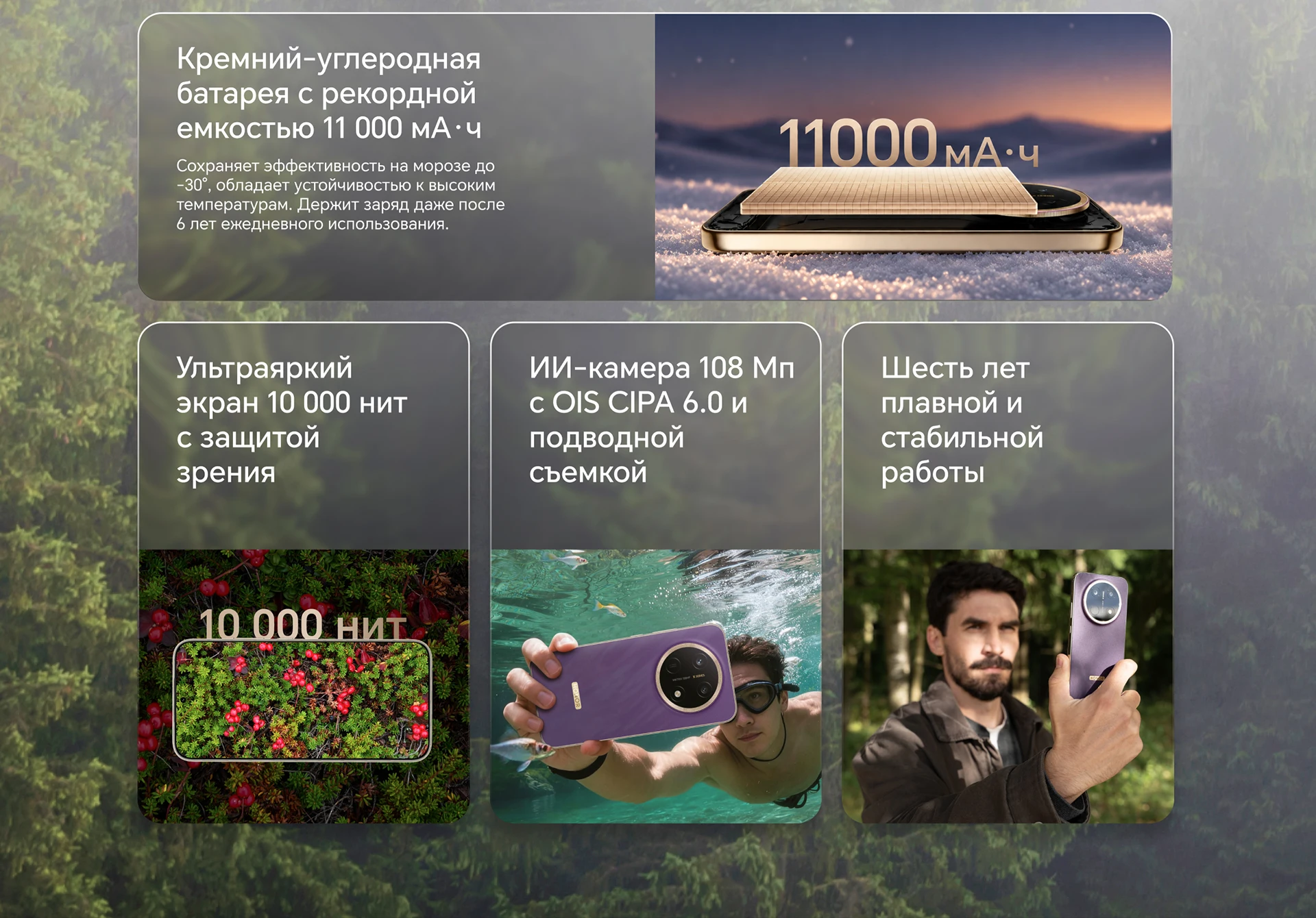 Ростест EAC HONOR X9e Pro 5G Smartphone 6.8" 120Hz 1.5k AMOLED Display 108MP AI Camera 11000mAh Battery 80W Supercharge NFC
