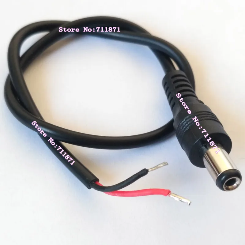 2 P 2Pin DC męski kabel do spawania krótki 2-pinowy linia kablowa DC męski złącze DC 2Pin kabel spawalniczy przewód zasilający 2 P męski Adapter DC