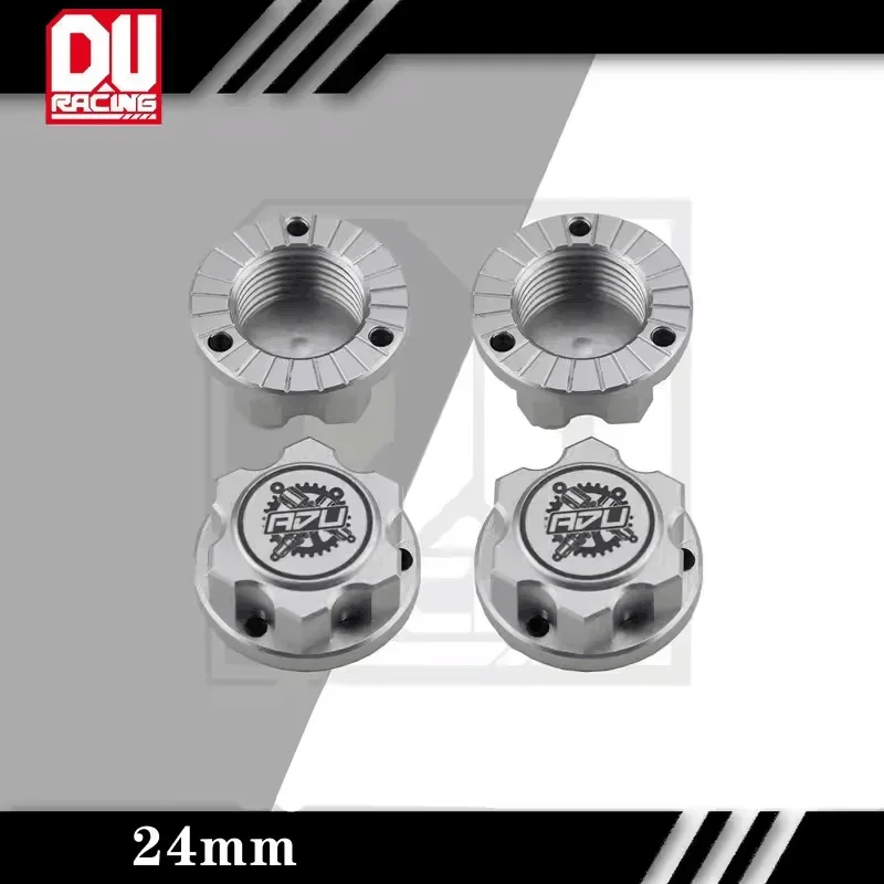 ADU Racing 7075 Алюминий 1,5 24 мм Пылезащитные противоскользящие гайки для 1/5 Losi dbxl 5t RC автомобиля с шестигранными колесами