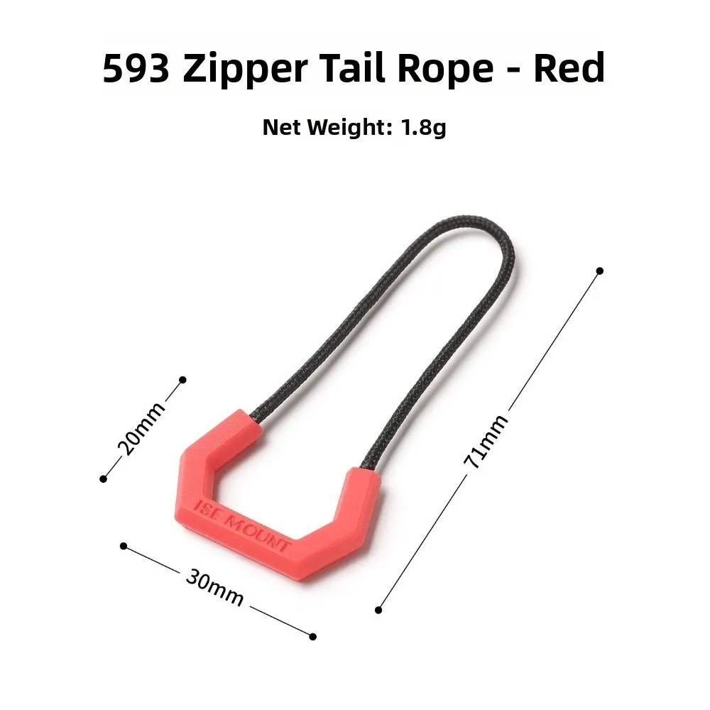 5pcs Universal Zipper Rope Anti-slip Tail Rope Multicolors Color Drawstring Zipper Puller Multistyles