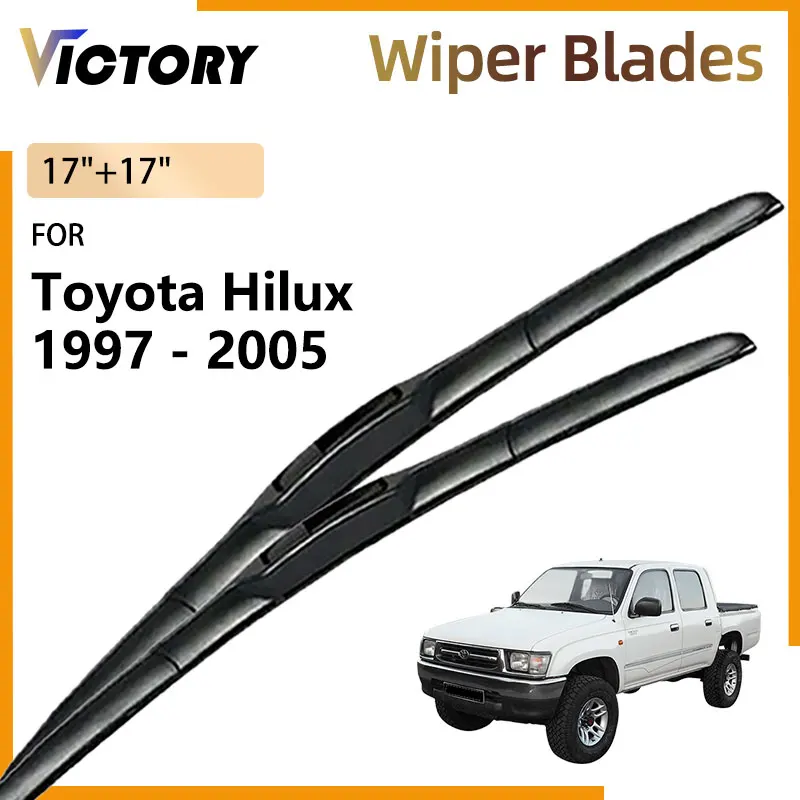 Front Wiper Blades For Toyota Hilux 4WD 1997 - 2005 2004 2003 2002 2001 2000 1999 1998 Car Accessories Windshield Window Brushes