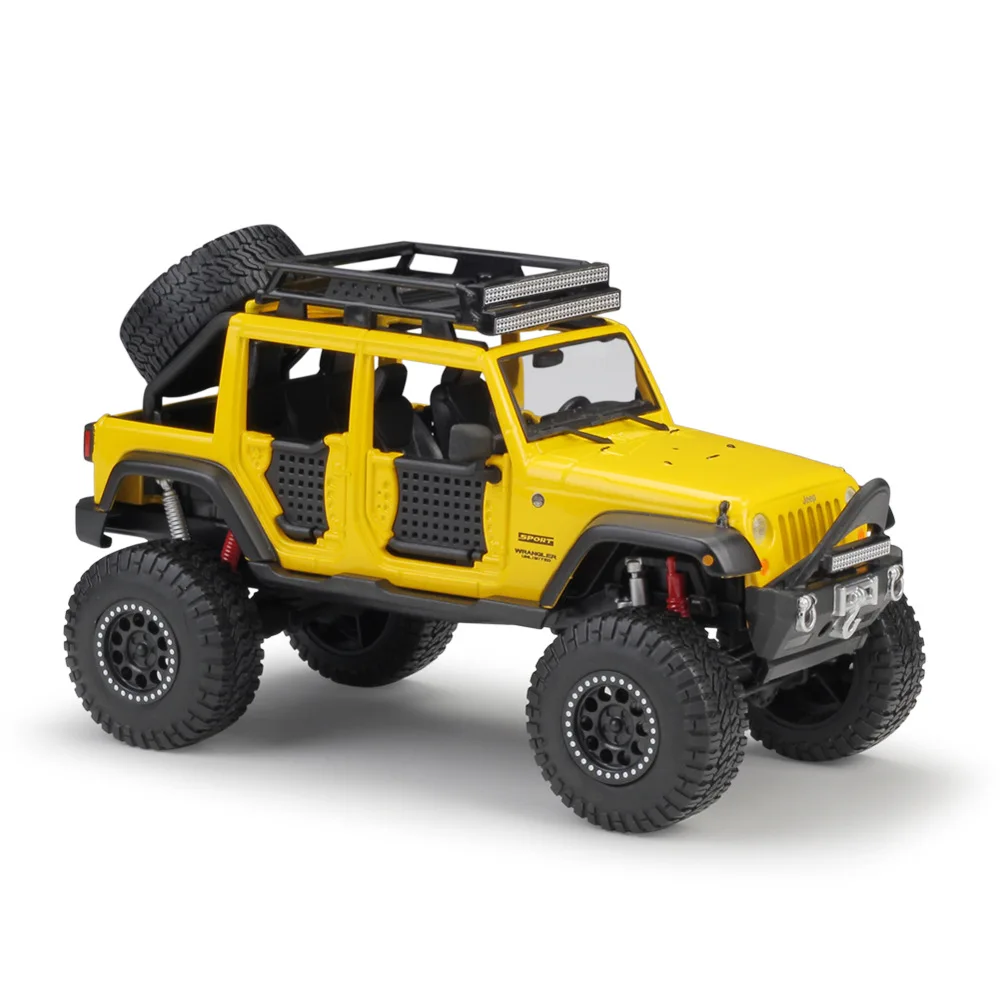 Jeep WRANGLER Unlimitedr modified version of maisto 1:24 simulation alloy car collection model ornaments gift