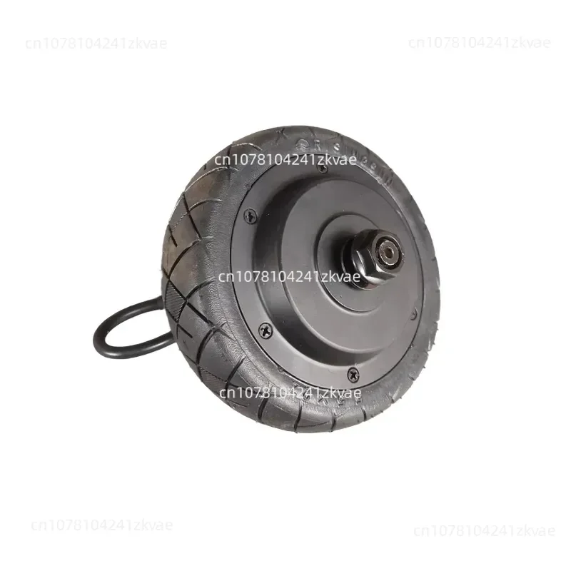 5.5 Inch Brushless High Speed Hub Motor with Solid Tire 200W 24V 36V for Electric Scooter Ride-On Car Vehicle