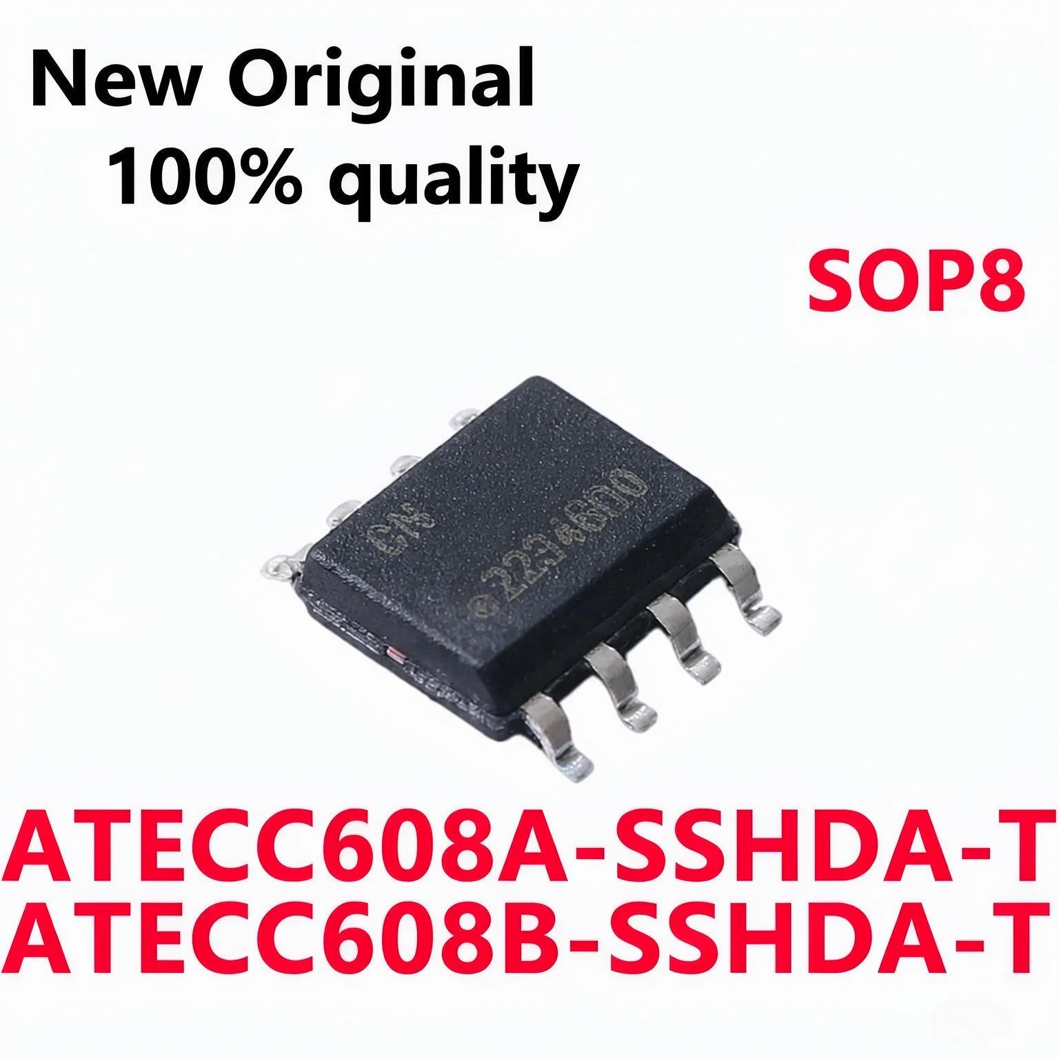 5PCS New ATECC608A-SSHDA-T ATECC608B-SSHDA-T Screen-printed CN ATECC608A-SSHDA ATECC608B-SSHDA ATECC608A ATECC608B SOP8 In Stock