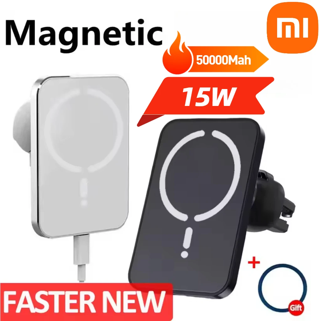 

Christmas Xiaomi 15W Fast Charging Magnetic Wireless Power Bank Charger For Magsafe iPhone 16 17 Pro Max 50000Mah Large capacity