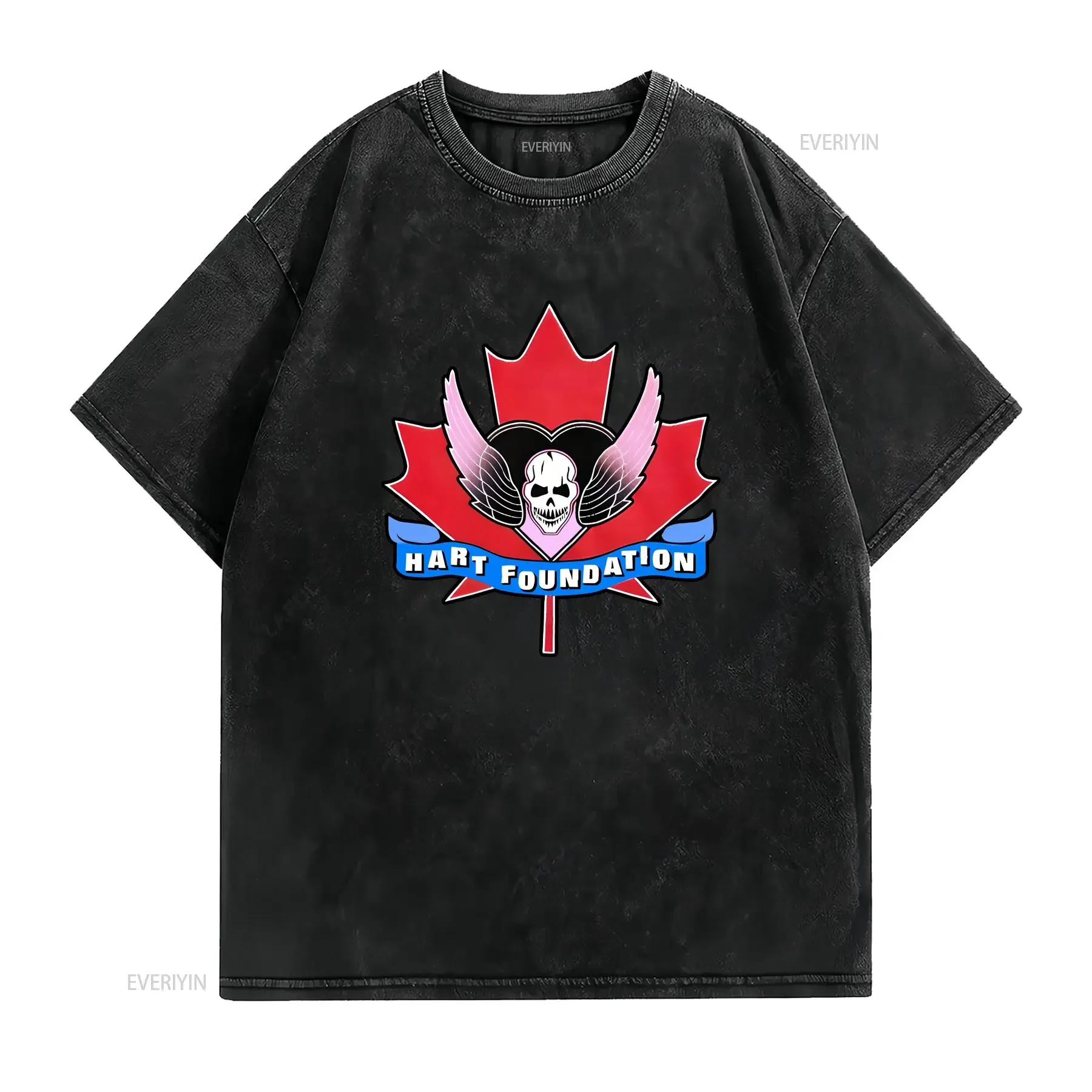 Vintage 90's WWF Bret The Hitman Hart Foundation Blood Is Thicker Than Water RARE T Shirt XL vintage Washed homme Stretched