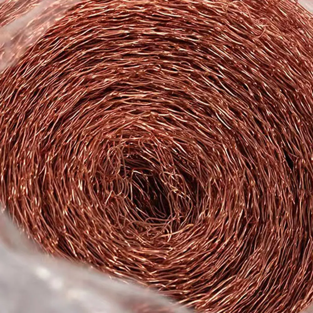 3m/6m/10m Copper Mesh Roll Vegetation Protection Net Pure Copper Mesh for Pest Control Snails Mice