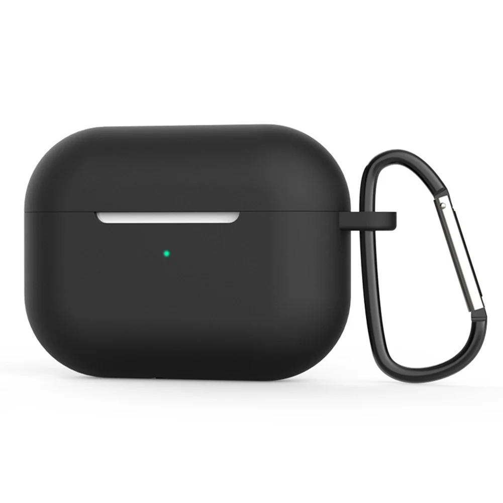 Портативный Силиконовый чехол для Airpods 123Pro 2 со встроенным крючком, идеально подходит для бега, пробежек, езды на велосипеде и т. д.