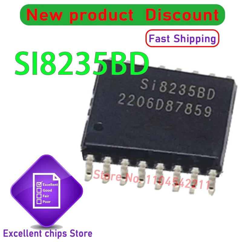 (5-10 stuk) 100% Nieuwe SI8235BD SI8235 8235BD SOP16 Chipset