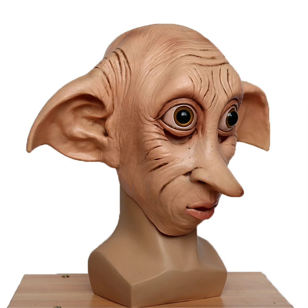 Dobby the Magic Elfin Mask Cosplay Role-Playing Halloween Horror Chamber Haunted House Carnival Fancy Dress Props