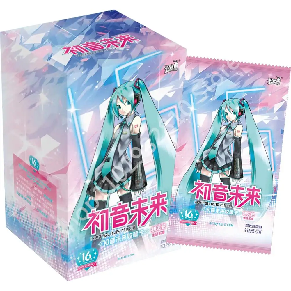 

Новые оригинальные японские коллекционные карточки KAYOU Hatsune Miku для взрослых, ограниченные аниме торговые карточки, подарки для детей, игры TCG