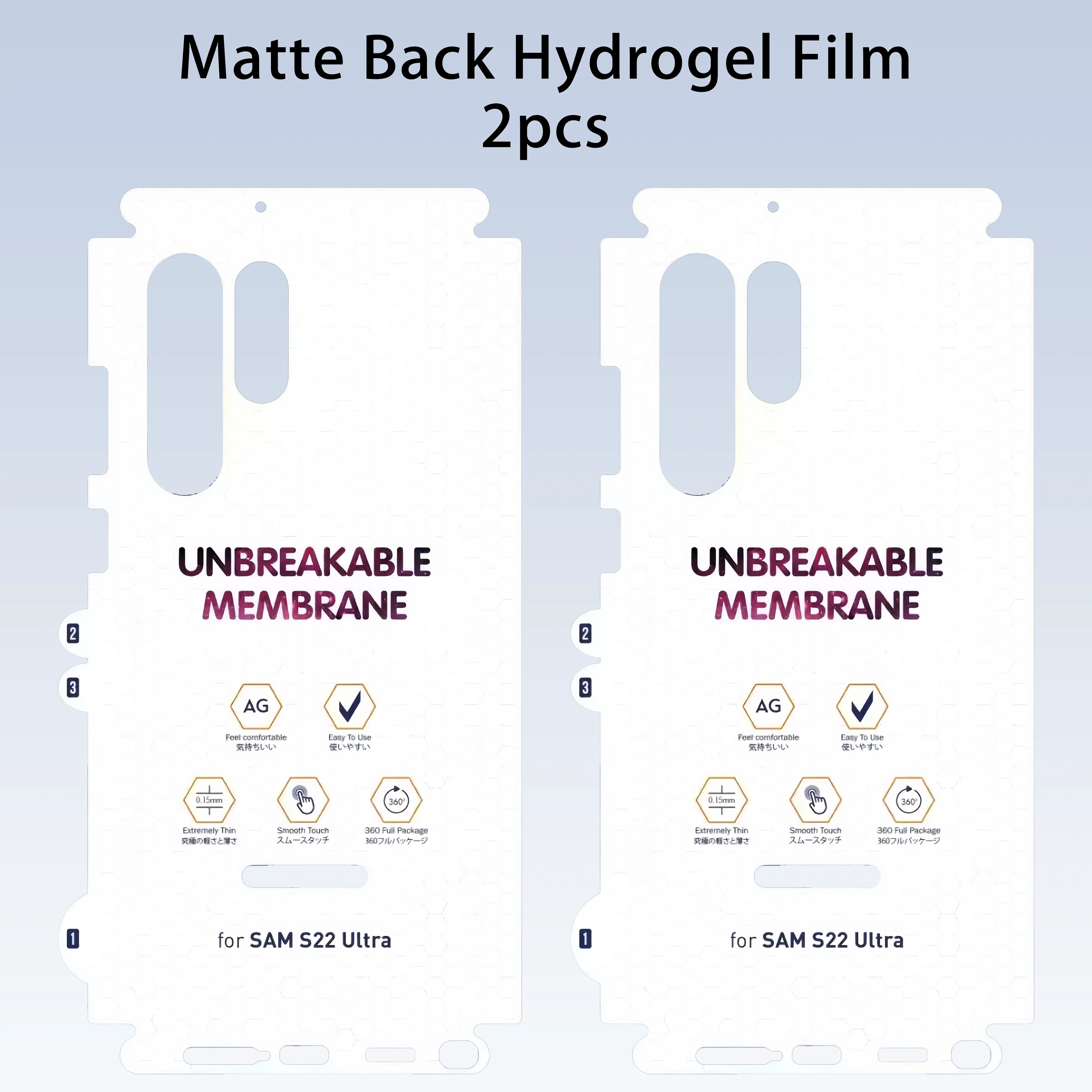 Matte Back Film