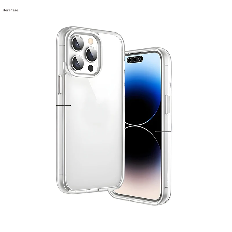 360 Full Cover Silicone Case For iPhone 16 15 14 Pro Max iPhone13 12 Mini 11 Pro iPhone X XR XS Max 8 7 6S Hybrid PC Hard Coque