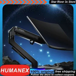 Humanex Computer Monitor Stand Robot Arm Cantilever Rgb Lift Display Bracket Pc Displays Support E-Sports Game Accessories