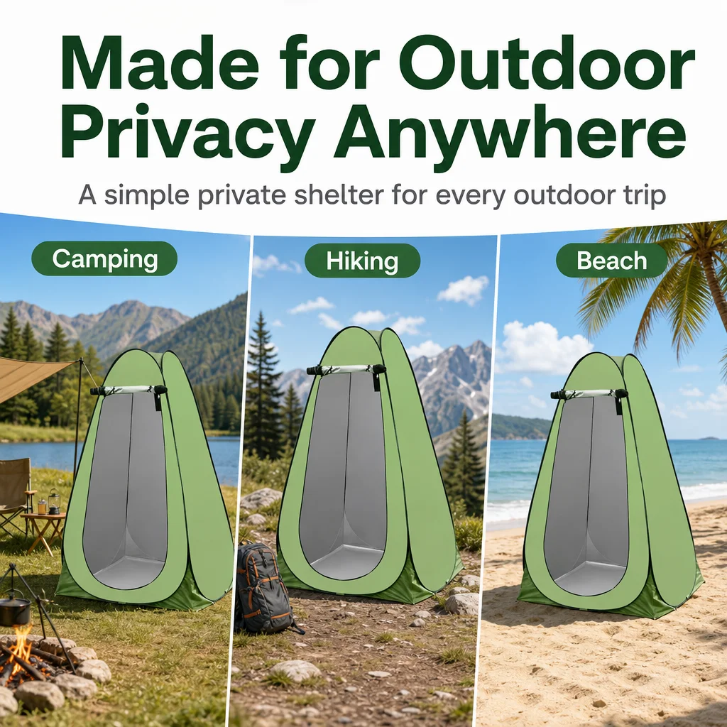 Outdoor Bathing Tent, Portable Camping Toilet Tent, Changing Tent, Shower Tent, Dressing Shelter, Fishing Tent, Thermal Tent