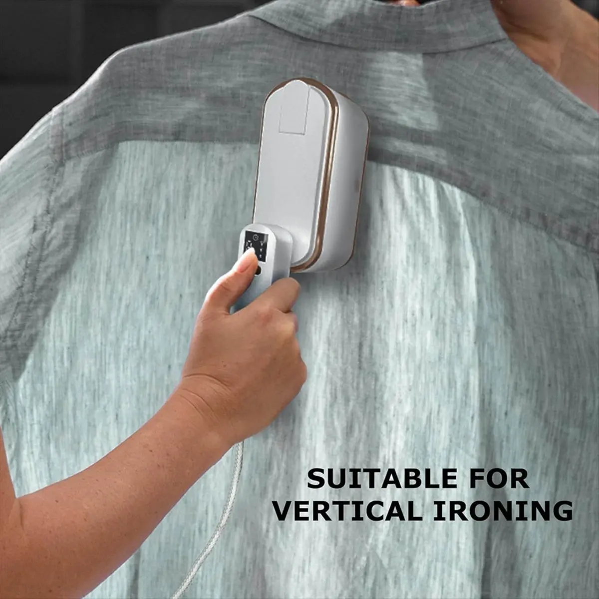 

N18R Дорожный отпариватель для одежды Портативный мини-1200 Вт 10S Быстрый нагрев — с цифровым дисплеем для дома, дорожная вилка европейского стандарта