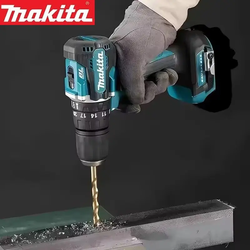 

Аккумуляторная электрическая дрель Makita DDF487, литиевая, бесщеточная, портативная, с функцией шуруповерта и ударного перфоратора