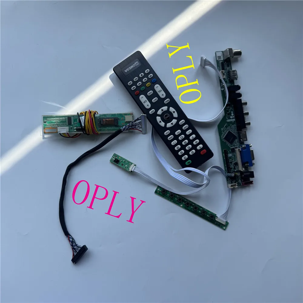 1280X800 VGA HDMI-compatible USB RF TV Controller driver board kit for QD15TL02 QD15TL07 15.4