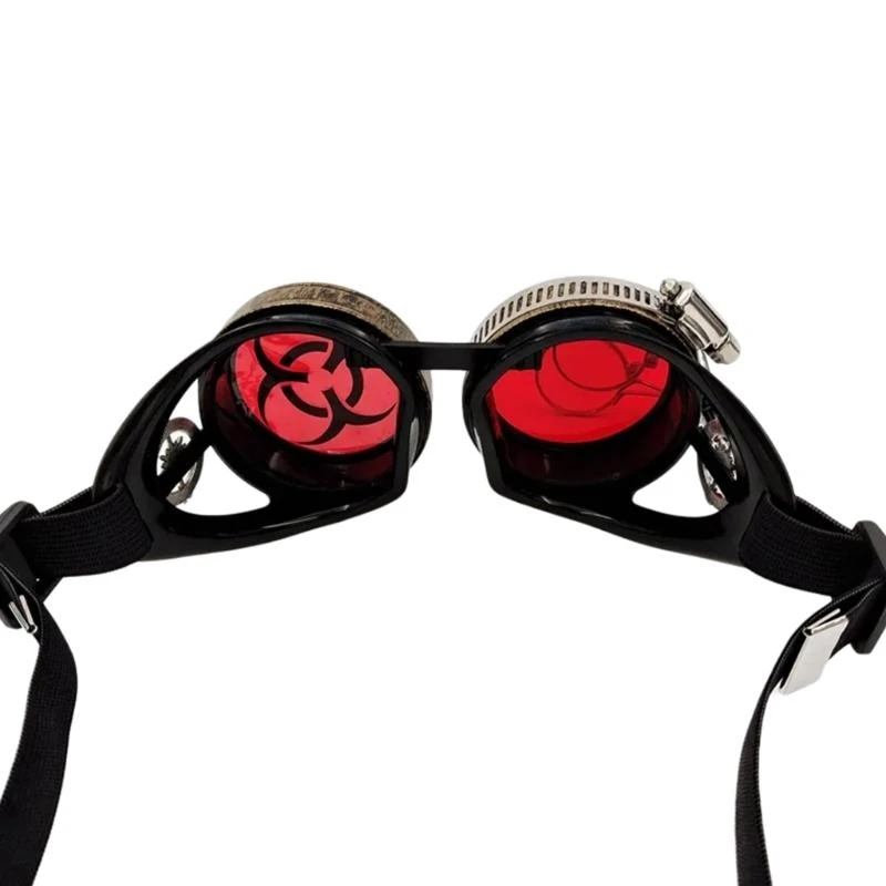39BB Retro Victorian Victorian Goggles Halloween Glayes Gothic Steampunk แว่นตาสำหรับผู้ที่ชื่นชอบคอสเพลย์
