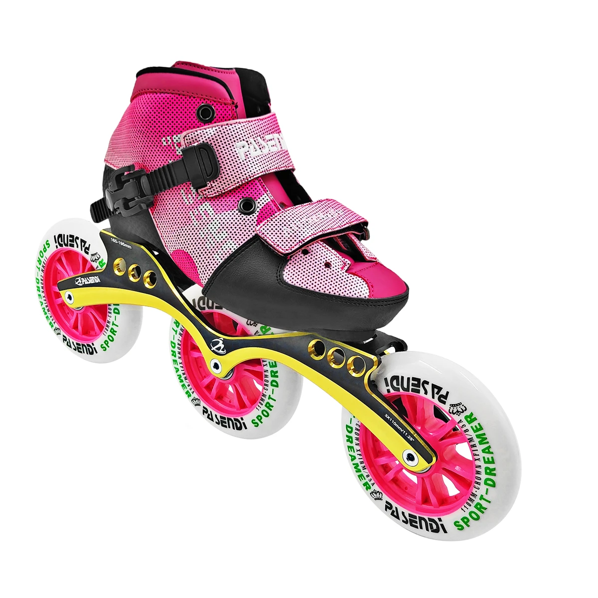 Patines de velocidad profesionales para niños y niñas, 3 ruedas, velocidad ajustable