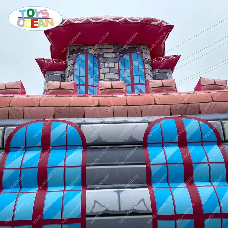 Customized Large Outdoor Playground Kids Inflatable Bouncing House Jumping Castle Combo Slide for Sale