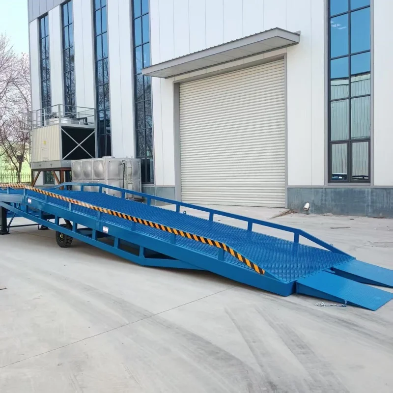 8 t 10 t telescopic terminal leveling machine hydraulic loading ramp container terminal leveling machine warehouse forklift
